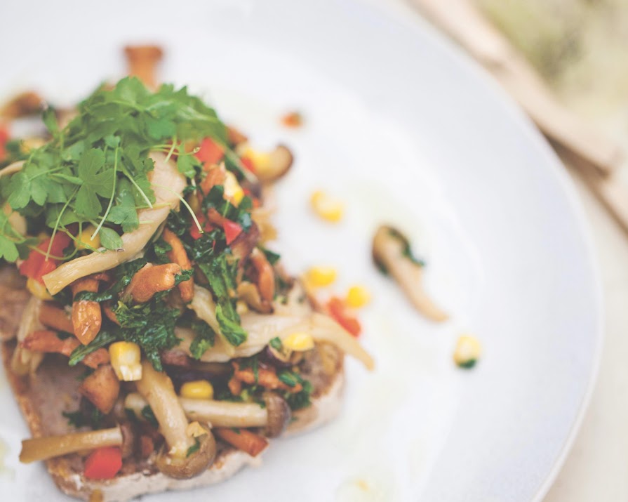 A forager’s simple supper: wild mushrooms on toast