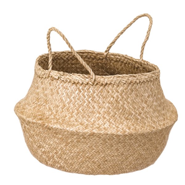 Flådis seagrass basket, €15, Ikea