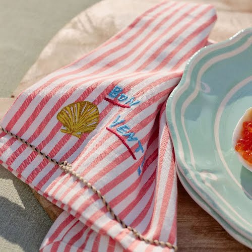 Nathalie Lete Embroidered Assorted Napkins, €40 for four