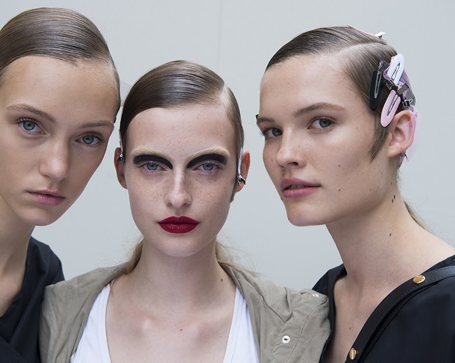 The best of beauty at Milan Fashion Week: eyelashes as eyebrows and Wednesday Addams