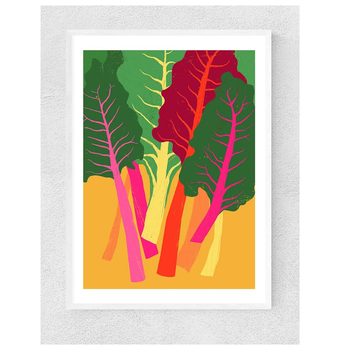 Rainbow chard wall art, Ana Zaja Petrak, €145