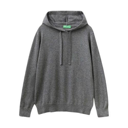 Dark Gray Sweater with Hood, €144.50