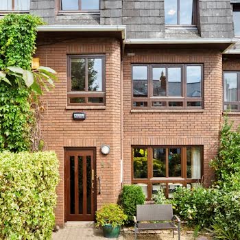 An extension and contemporary furnishings brightened up this Terenure red brick