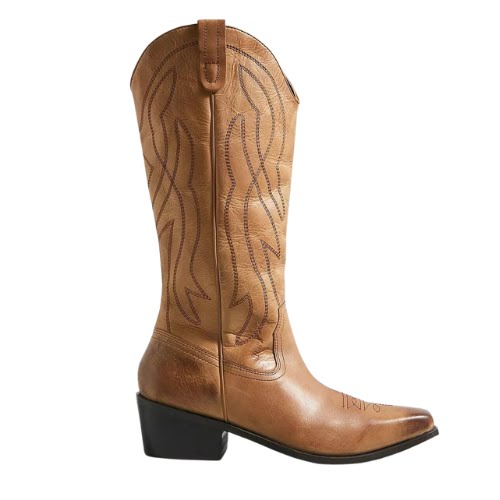 UO Cassidy Western Tan Leather Boots, €99