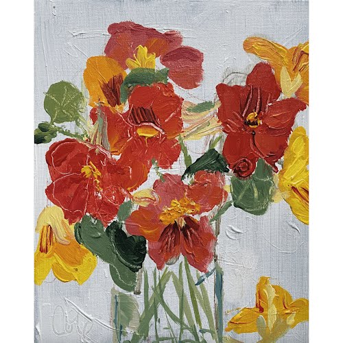Summer Nasturtium by Becky Cole, €320, The Doorway Gallery