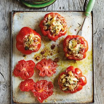 Supper Club: Panzanella-stuffed tomatoes