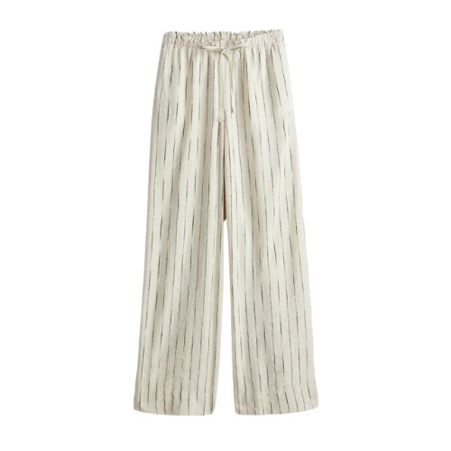 Wide Linen-Blend Trousers, €29.99, H&M