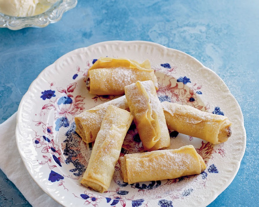 The perfect sweet treat: caramelised banana spring rolls