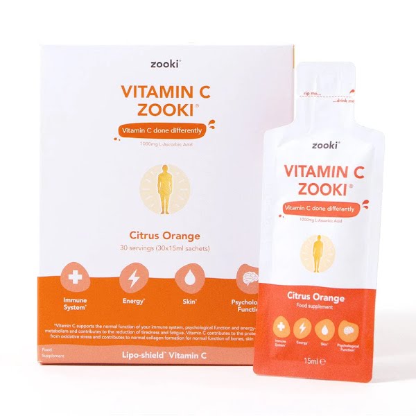 YourZooki Liposomal Vitamin C 30 (1000mg) Sachets