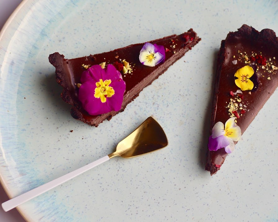 This chocolate tart is everything we want this summer