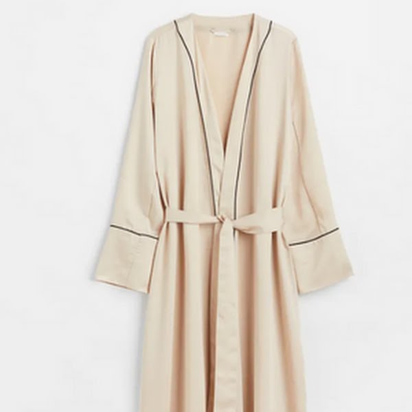 Satin Dressing Gown, €39.99, H&M
