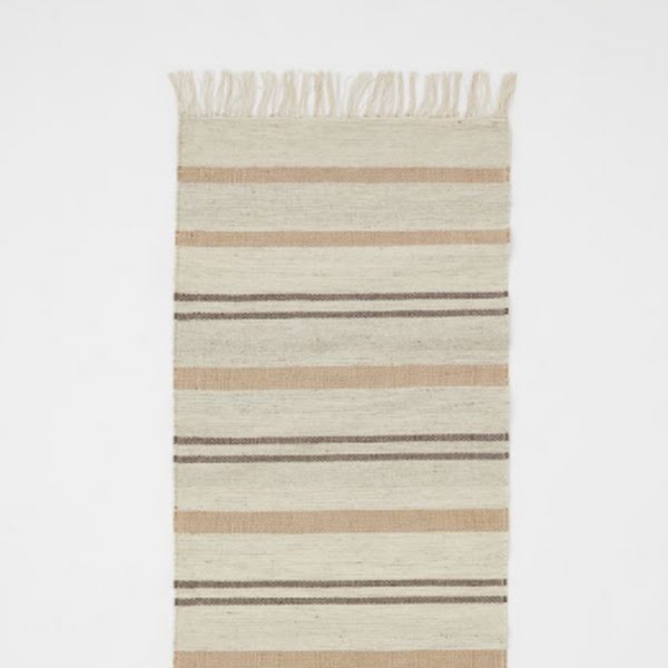 Wool-blend rug, €36 was €59.99, H&M