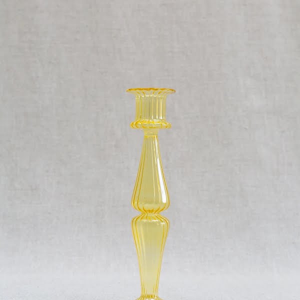 Frilly Jules Ornate Glass Candlestick, €35.50, Centrepiece
