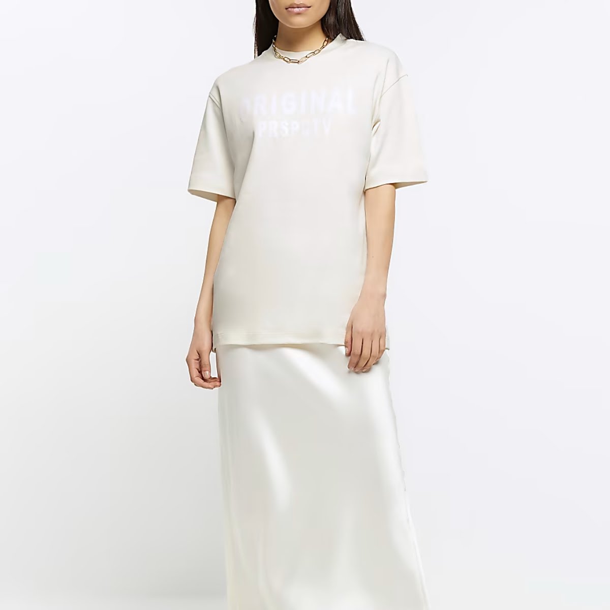 Cream Oversized T-Shirt, €20