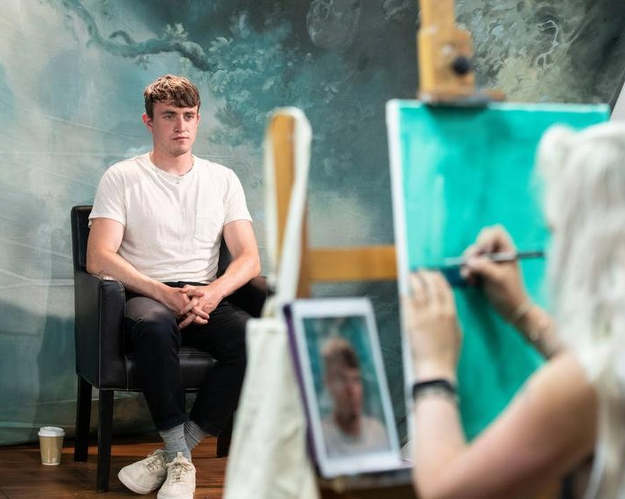 Sneak preview: Paul Mescal is a sitter on tonight’s Portrait Artist of the Year