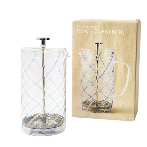 Oliver Bonas Swirl Glass Cafetiere, €39