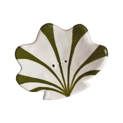 Glassette Minnie-Mae StoShell Soap Dish in Olive, £38.50