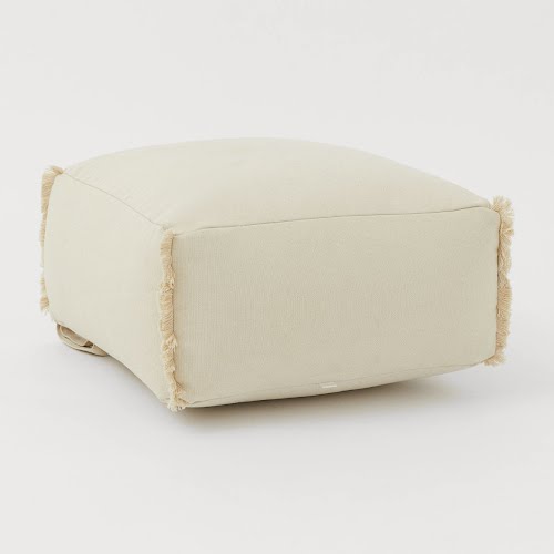 Canvas pouffe, €79.99, H&M