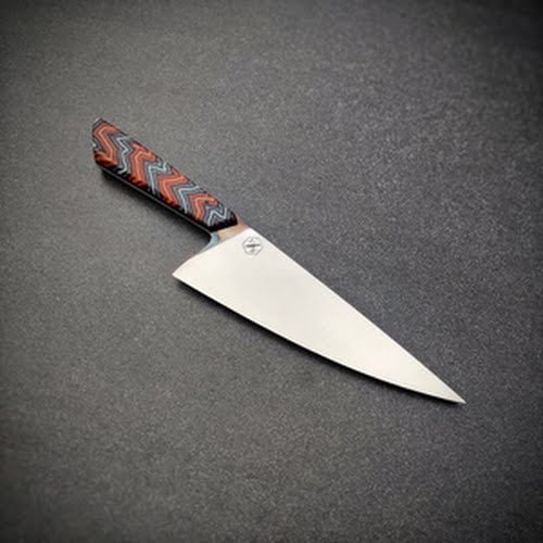 Crazy Fibre 200mm Chef’s Knife, €370, Dunn Bladeworks