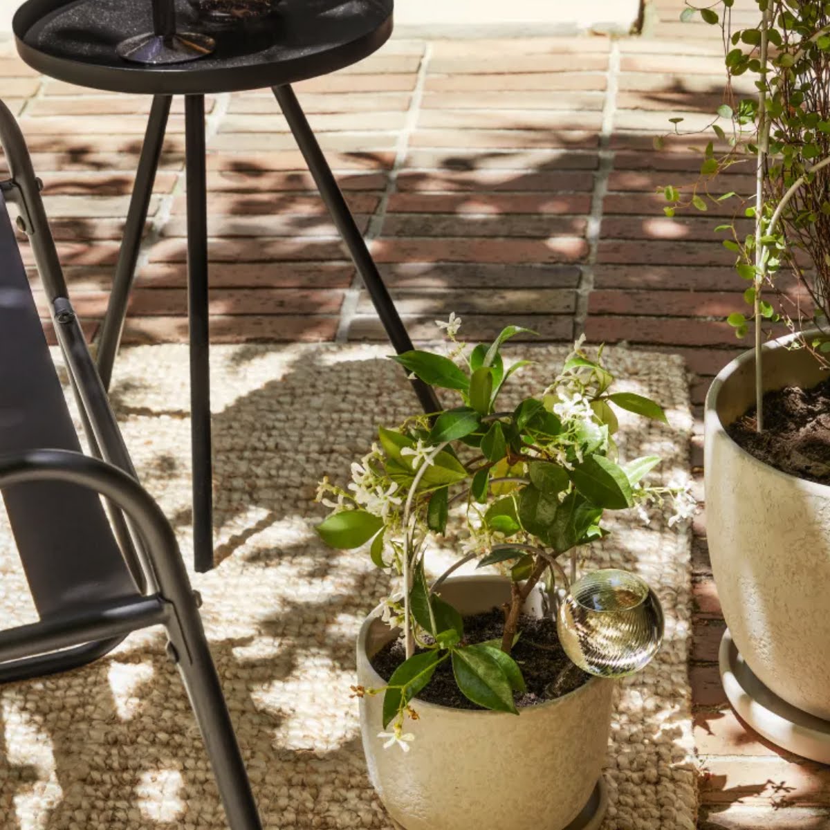 Terracotta plant pot and saucer, €24.99, H&M