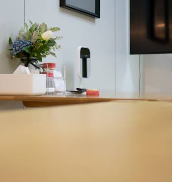 close up of desk space in a gynaecologist's office