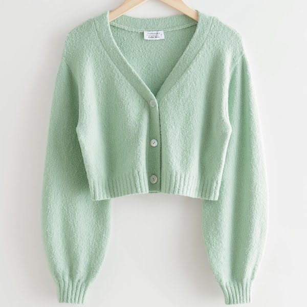 Boxy knitted cardigan, €79, & Other Stories