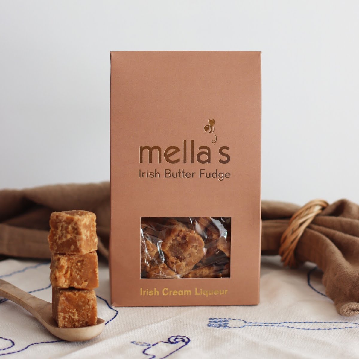 Mella's Irish Cream Liqueur Fudge, €6