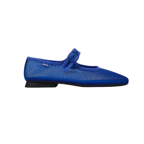 Casi Myra Blue Textile Mary Jane for Women, €125, Camper