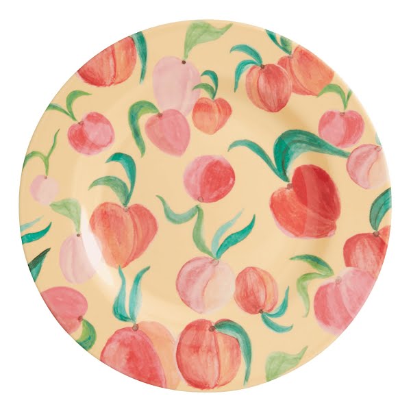 Peach plate, €12, Smallable