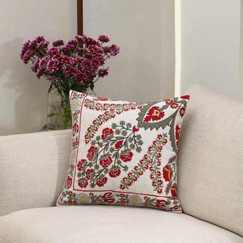 Hedgerow Home, Vintage Suzani Cushion, €170