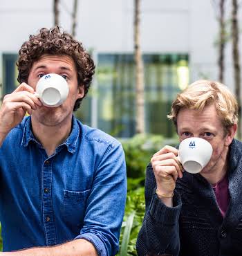 Killian Stokes and Shane Reilly co-founders of Moyee Coffee Ireland