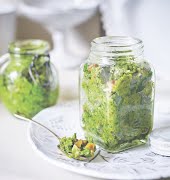Supper Club: Homemade chestnut and herb pesto