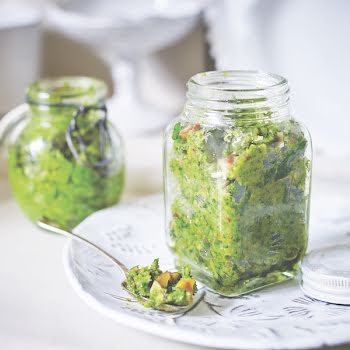 Supper Club: Homemade chestnut and herb pesto