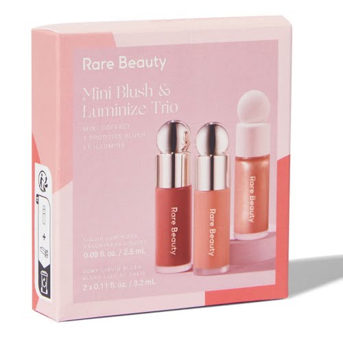 Rare Beauty Mini Blush & Luminize Trio, €39