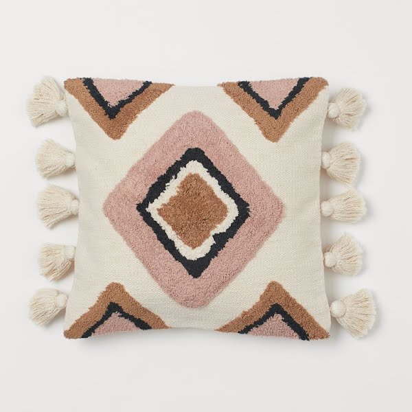 Tassel cushion cover, €22.99, H and M