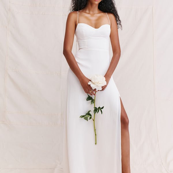 Melita Dress Ivory, €428, Reformation