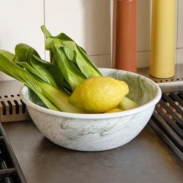 Soft Ice salad bowl, €30, Indigo & Cloth