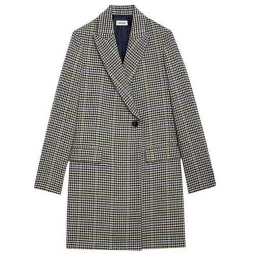 Zadig & Voltaire Marco Checked Car Coat, €416.50