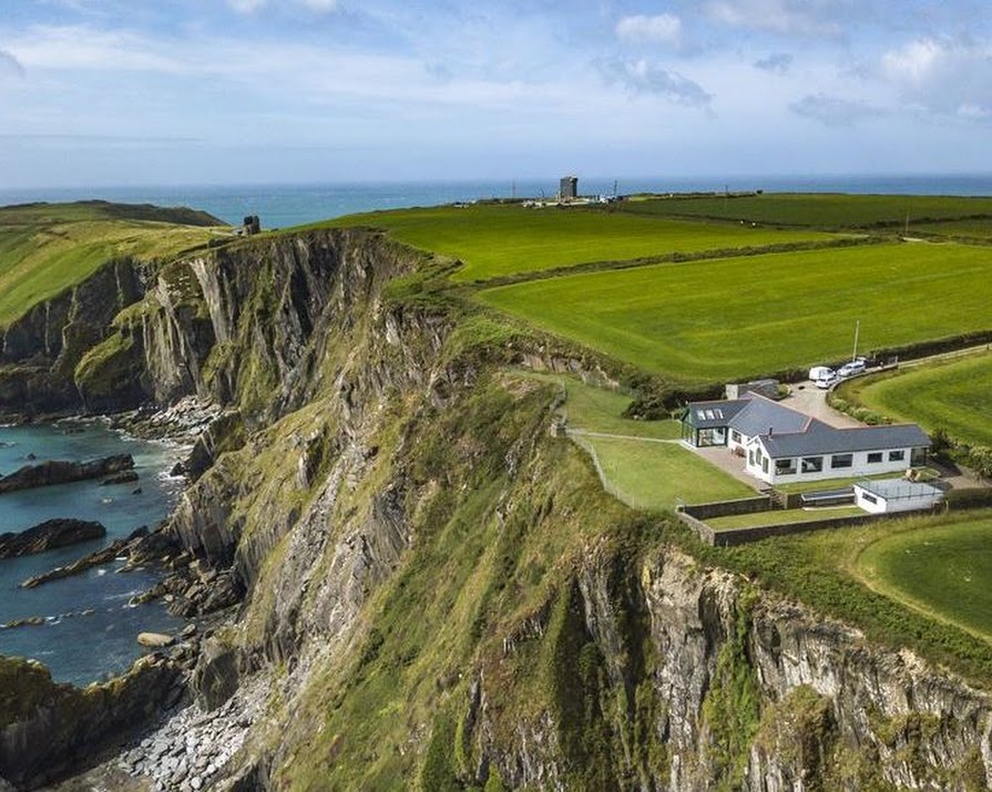 Perched on the cliff of the Old Head of Kinsale, this house is for sale for €825,000