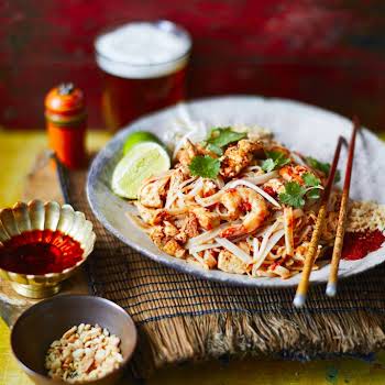 Supper Club: Crab and shrimp pad Thai with chilli oil