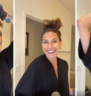 Teri Hatcher's hair tutorial