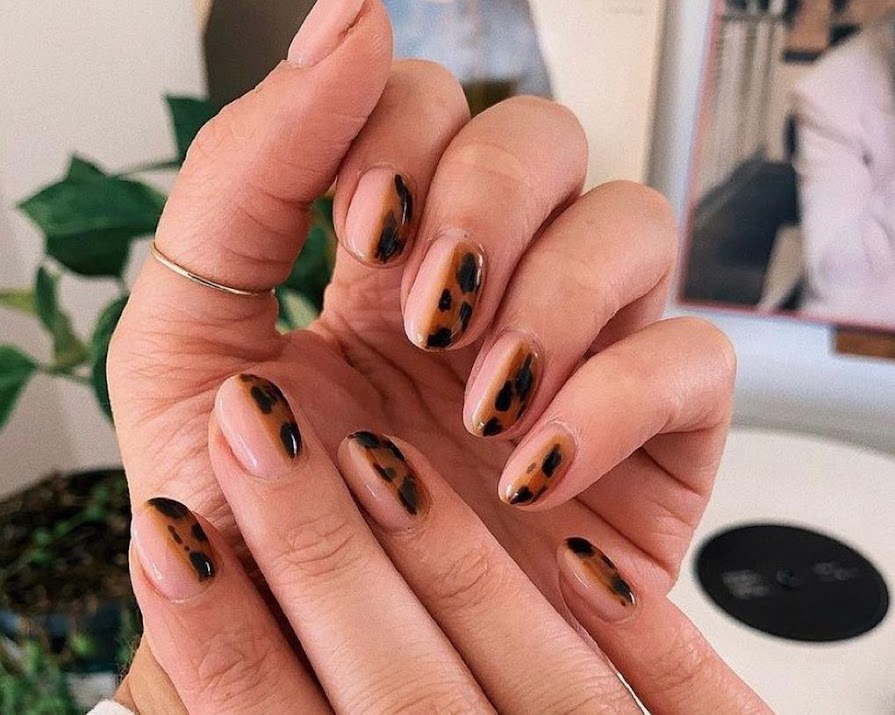 Your next chic manicure should be tortoiseshell nails