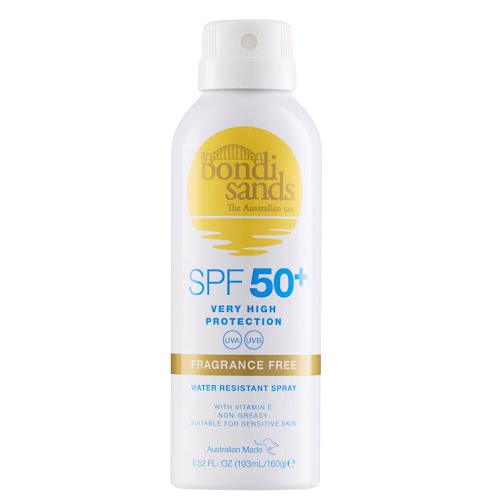 Bondi Sands Bondi Sands SPF50 Aerosol Fragrance Free Mist Spray, €7.65