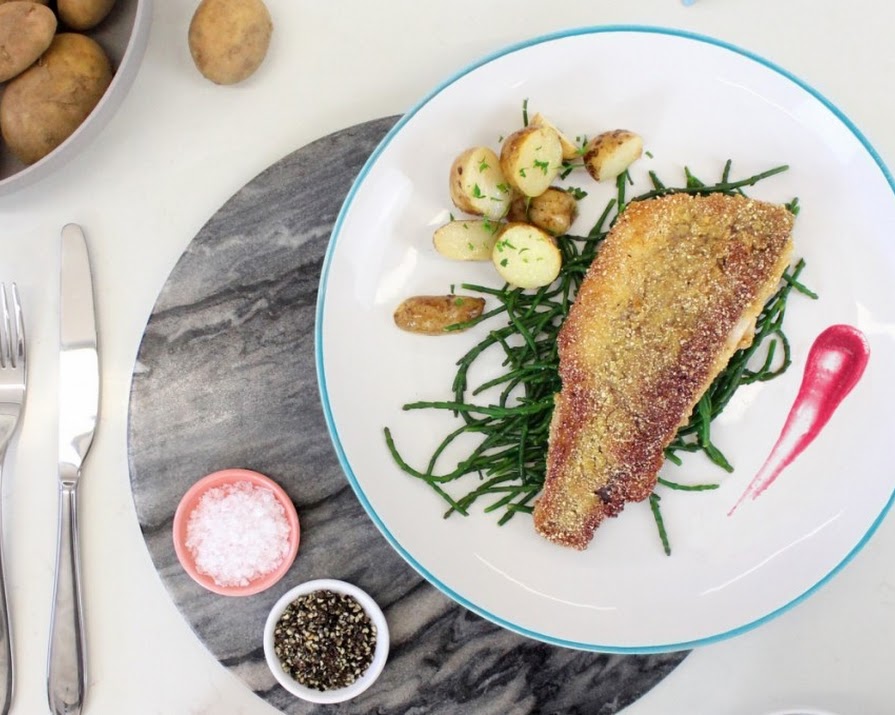 WTF’s For Dinner? Crumbed Seabass With Rhubarb Sauce