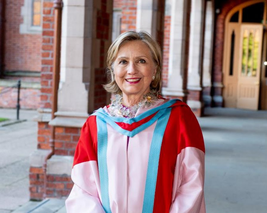 Hillary Clinton will be in Belfast this week for her inauguration as Queen’s University chancellor