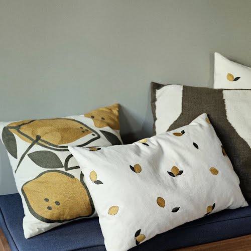 Industry + Co., Lemon Cushion, €85