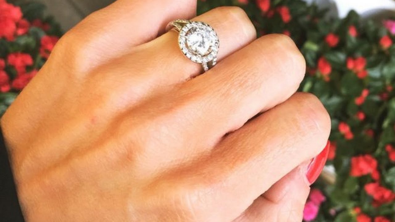 Ayda field hot sale engagement ring