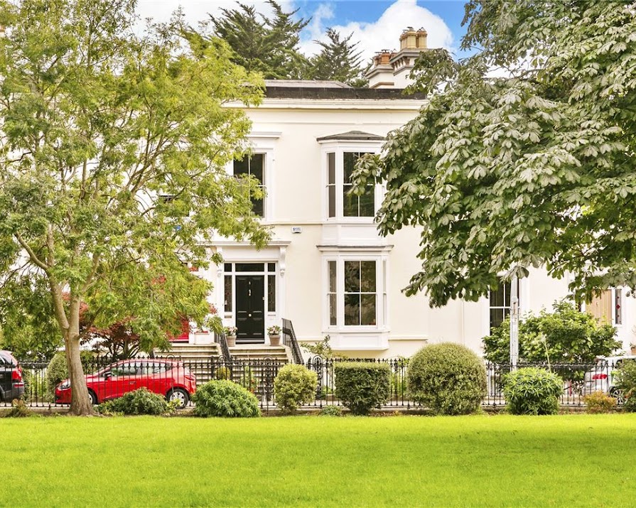 Concrete floors and a modern kitchen give this €1,695,000 period house for sale in Dun Laoghaire the edge