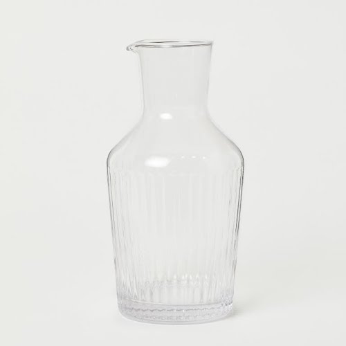 Glass carafe, €14.99, H&M