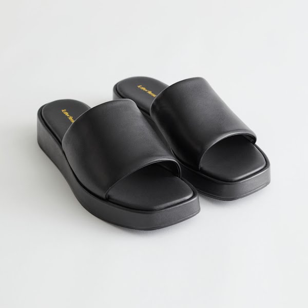 Leather Platform Sandals, €69, &Other Stories